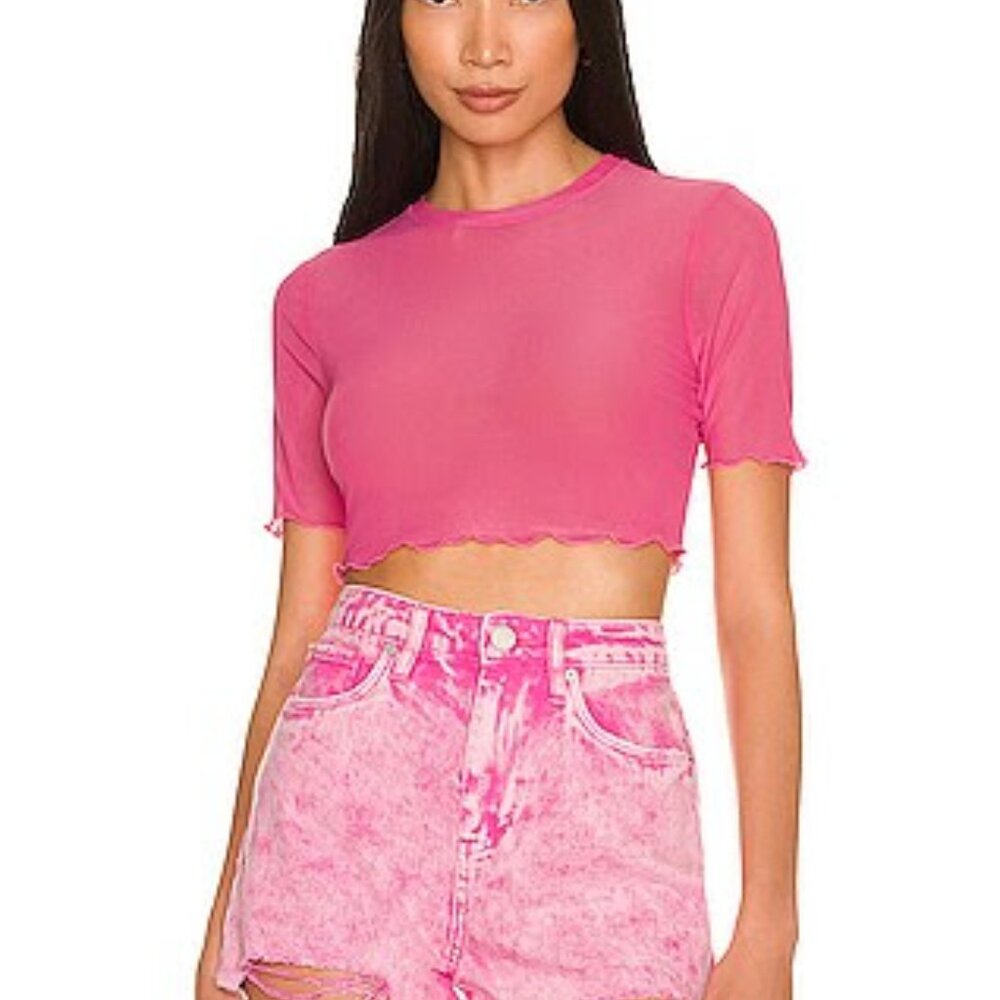 Mesh Crop Top